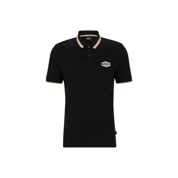 HUGO BOSS Polo Shirts Men Black