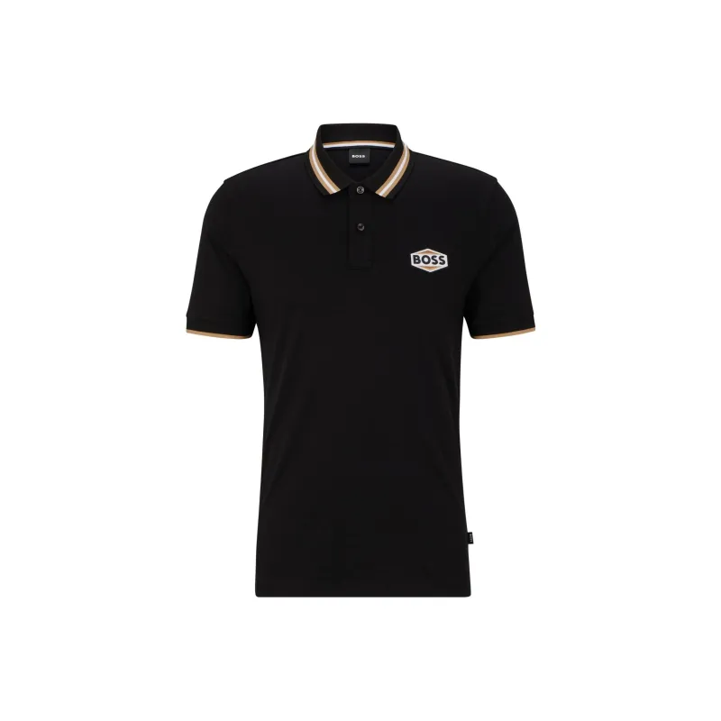 HUGO BOSS Polo Shirts Men Black-0