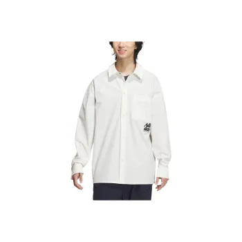 Adidas SMALL LOGO SHIRT Shirt Men's Jade White