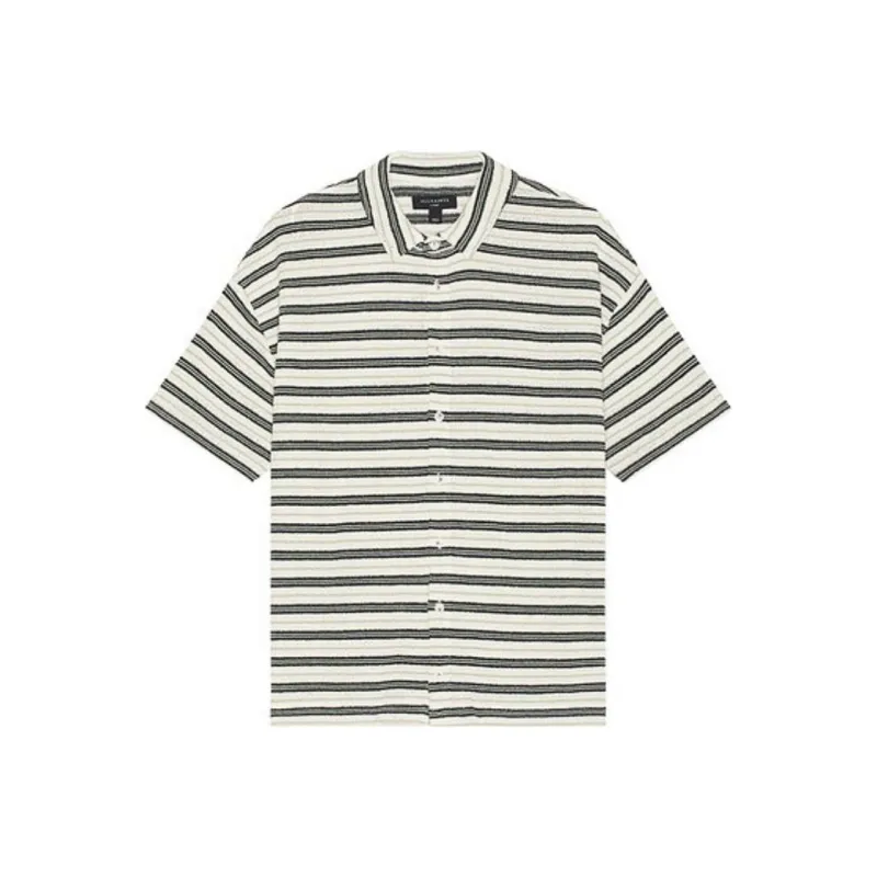 ALLSAINTS Striped Casual Button Up Shirt-0