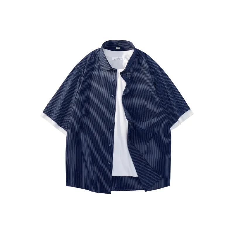 LIVINGTOWN Shirt Unisex D08 6 Blue-12