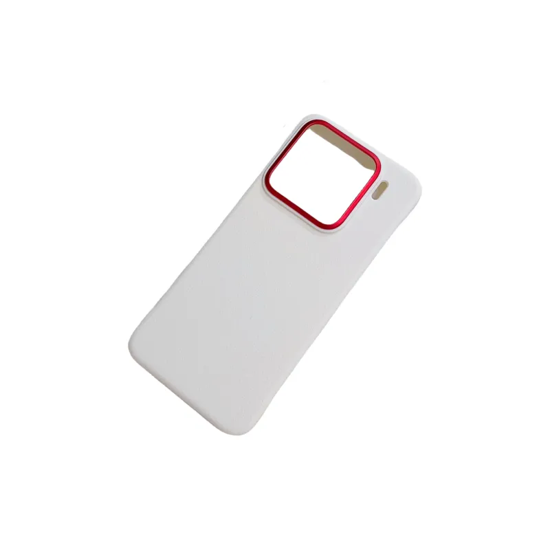 ZHUOJI PC Material Denim Red Frameless Phone Cases Compatibility Xiaomi 15 Pro/15/15 Ultra-6