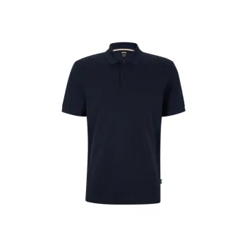 HUGO BOSS Pallas Embroidered Straight Hem Polo Shirt