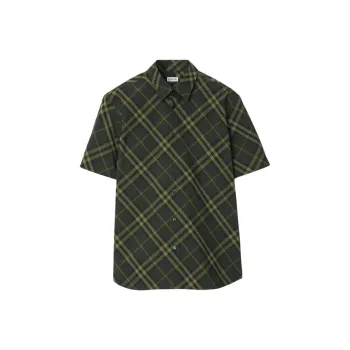 Burberry Shirt Men's Dark Green