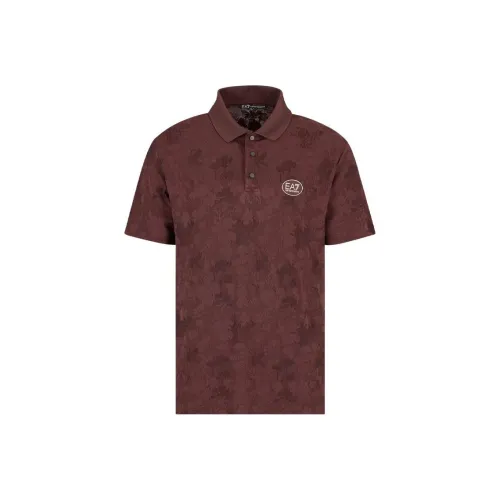 EMPORIO ARMANI EA7 Polo Shirt Men's Brown