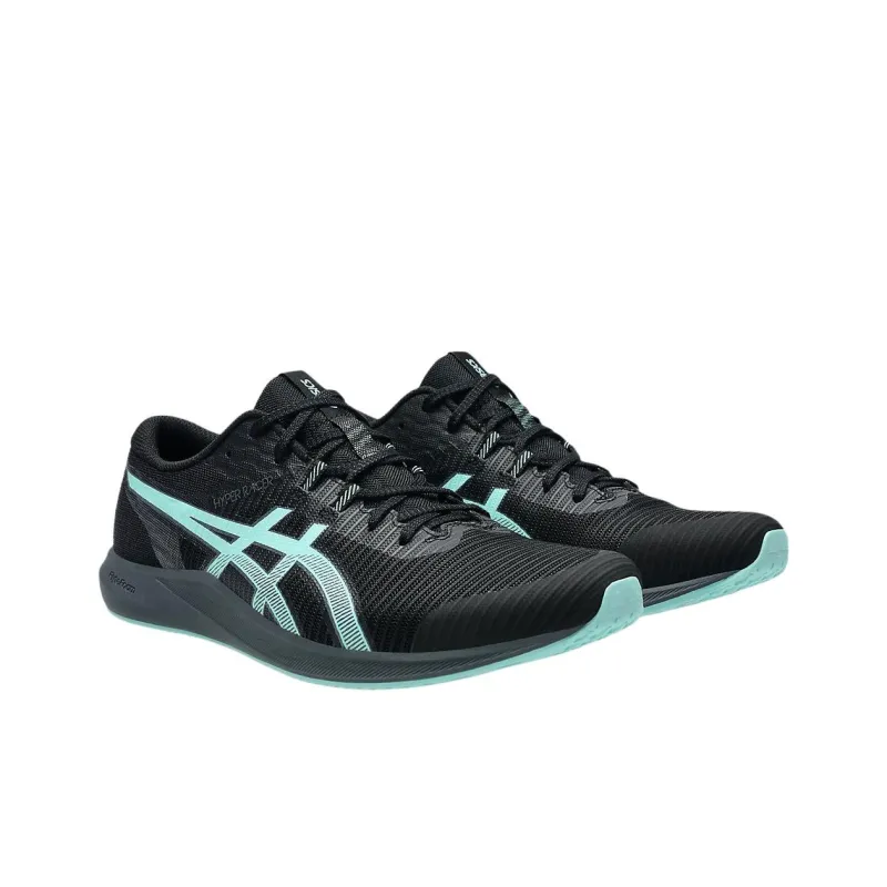 Asics HYPER RACER Anti Slip Wear Resistant Low Top Training Running Shoes Men's Black-1