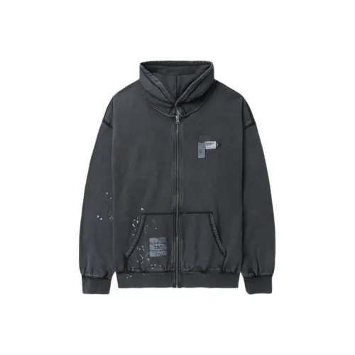 MUSIUM DIV Logo-embroidered Stretch-cotton Hoodie