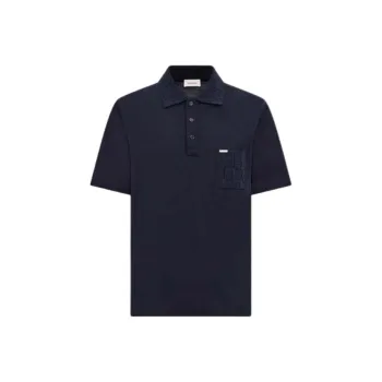 Ferragamo Logo Plaque Polo Shirt