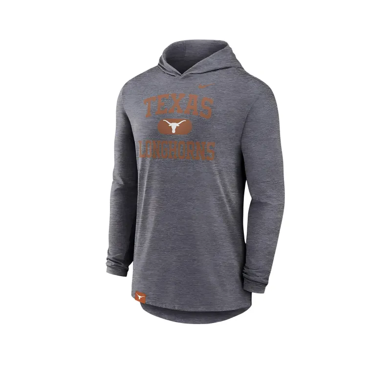 Nike Texas Longhorns Blitz Men's Nike Dri-FIT College Long-Sleeve Hooded T-Shirt-0