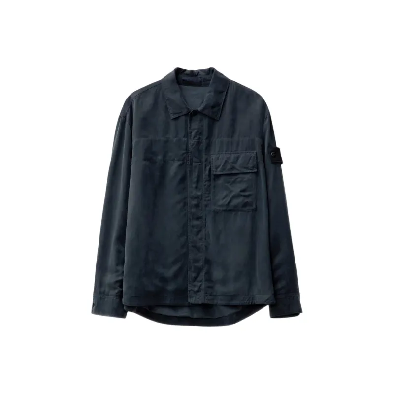 STONE ISLAND SS24 Shirt Men's Marine Blue-0