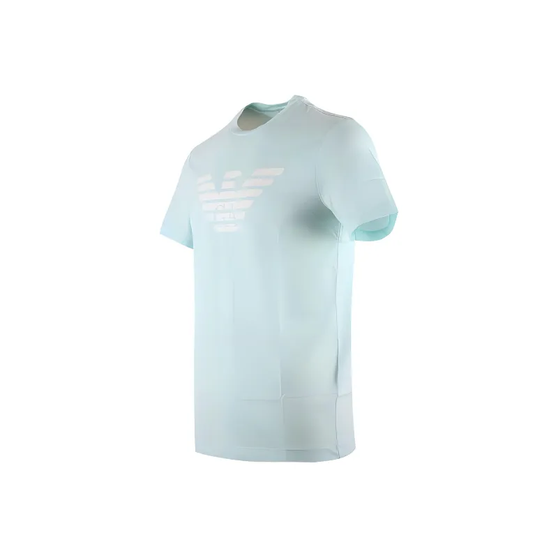 EMPORIO ARMANI T Shirt Men's Cyan-2