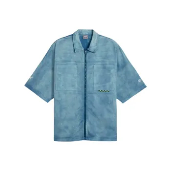 PUMA x Mercedes AMG Petronas F1® Team X Mad Dog Jones SS24 Shirt Men's Ocean Blue
