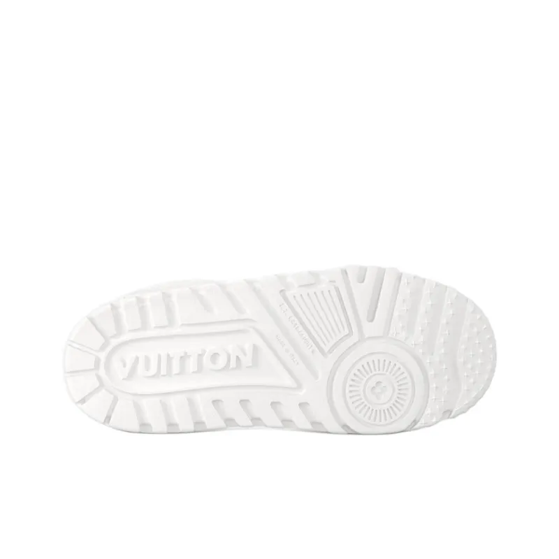 LOUIS VUITTON Trainer Maxi Low Top Skateboard Shoes Men's White-5