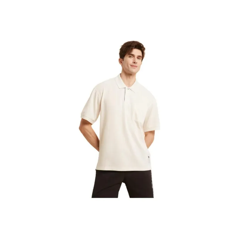 Tommy Hilfiger Polo Shirt Men's Ecru-0