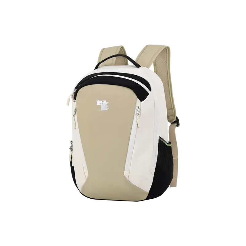 YOME Polyester Backpack Regular Unisex Ink Black/Lithospermum Pink/Light Coffee/Cloisonne Blue-11
