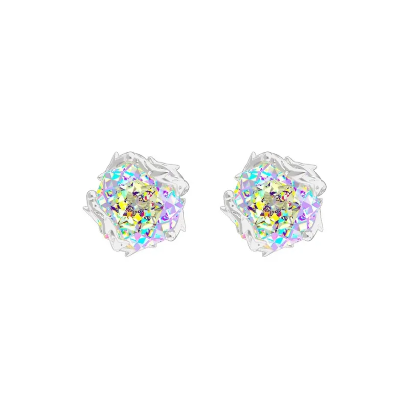 ICEGANG S925 Silver Stud Earrings Unisex-12