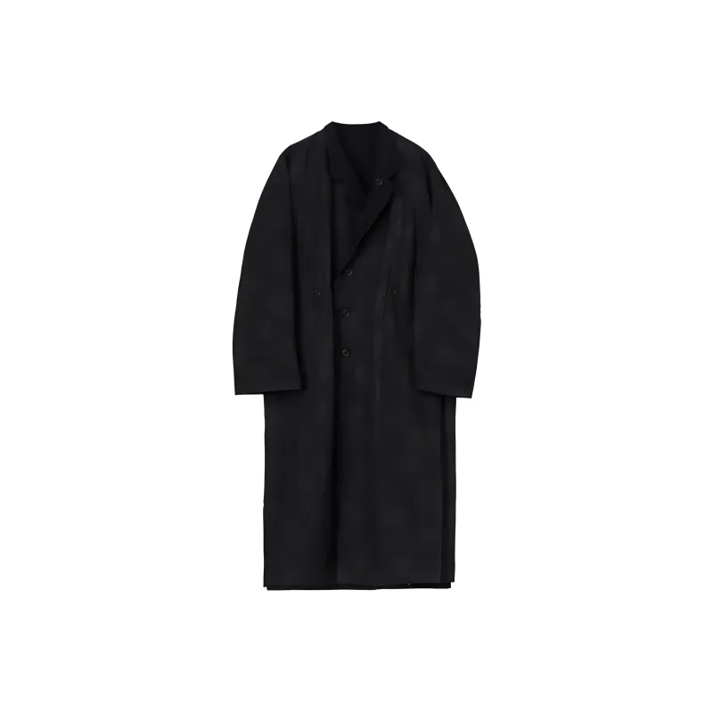 Yohji Yamamoto Grosgrain Lining Pt Raglan Coat-1
