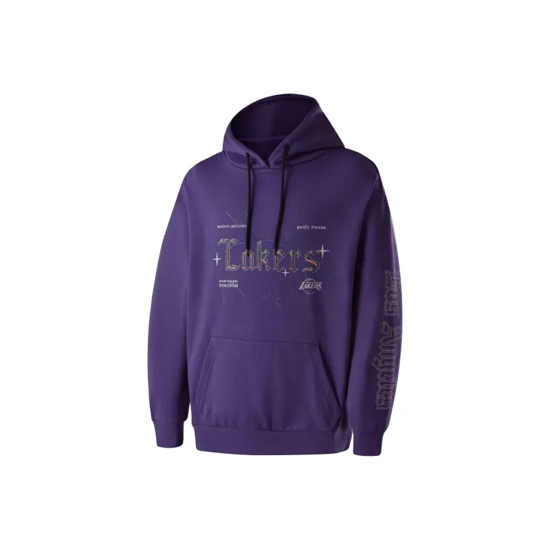 NBA Los Angeles Lakers Sweatshirt Unisex Dark Purple-0