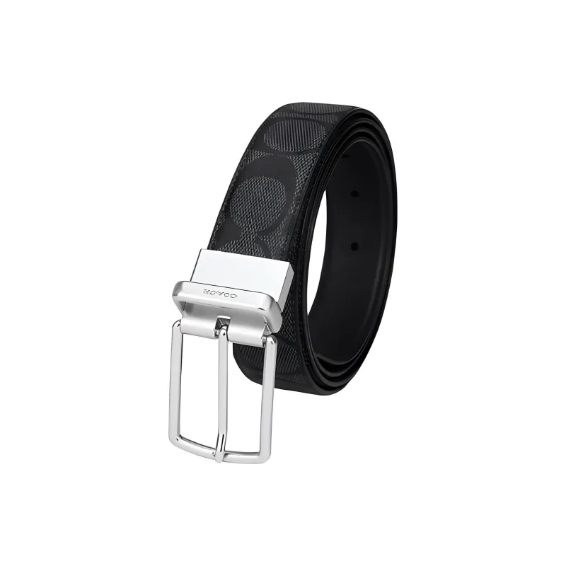 COACH Men's Modern Harness Buckle Cut To Size Reversible Belt-1