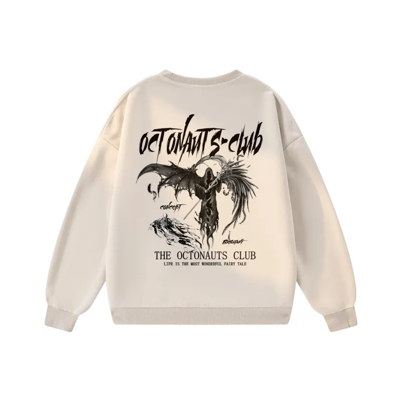 Small Columns Under The Sea Sweatshirt Unisex-14