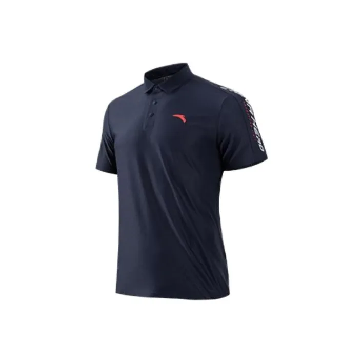 Anta Variety Training Collection Polo Shirt Men's Midnight Blue-0
