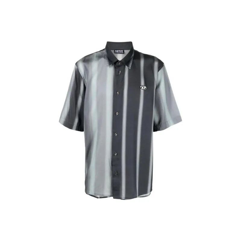 DIESEL Shirts Men Black-0