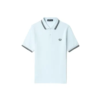 FRED PERRY FW24 Polo Shirt Men's Light Blue