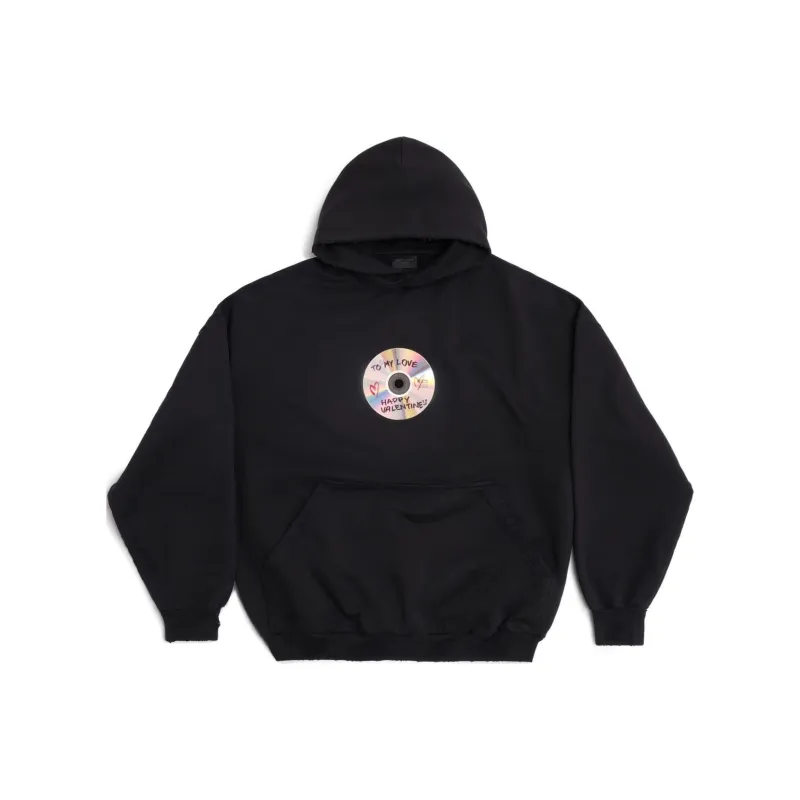 Balenciaga Sweatshirt Loose Fit Style Unisex Black-0