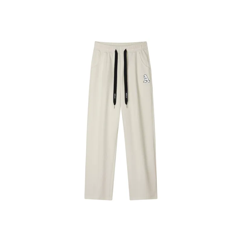 Aol Knitted Sports Pants Unisex-17