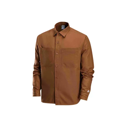 Nike SB Shirt Unisex Light UK Brown/White