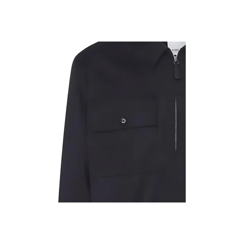 Burberry Shirts Men Navy Blue-4