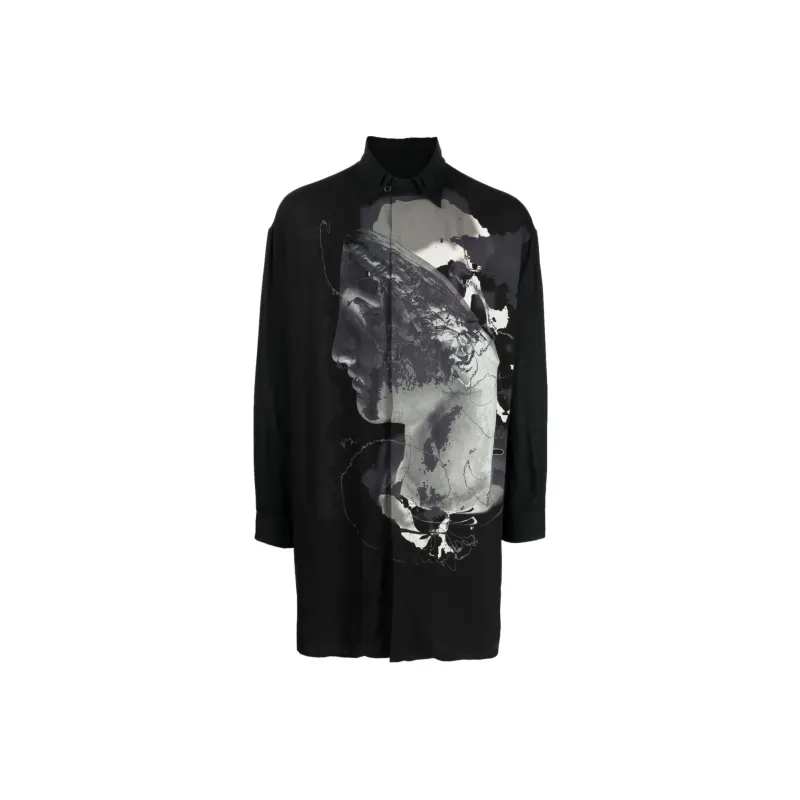Yohji Yamamoto Graphic print Long sleeve Shirt-0