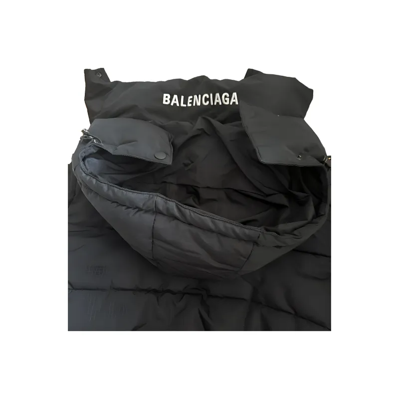 Balenciaga Puffer Jacket Regular Fit Unisex Black-3