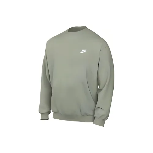Nike Sports Lifestyle Collection NK CLUB FT OVERSIZED CREW Sweatshirt Men's Light Green
