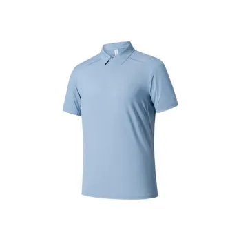 Anta Champion All Weather Series Polo Shirt Men's Ice Peak Blue