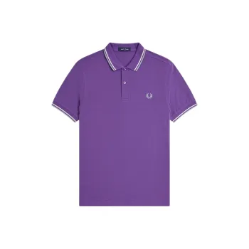 FRED PERRY Polo Shirt Men's Amethyst