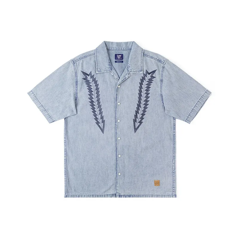 Lee Shirts Men Light Blue-0