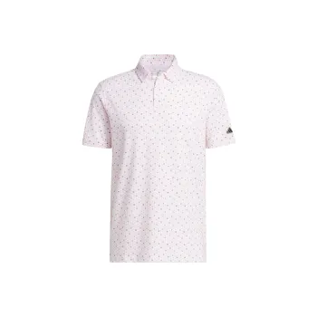Adidas Polo Shirts Men Fusion Coral Pink