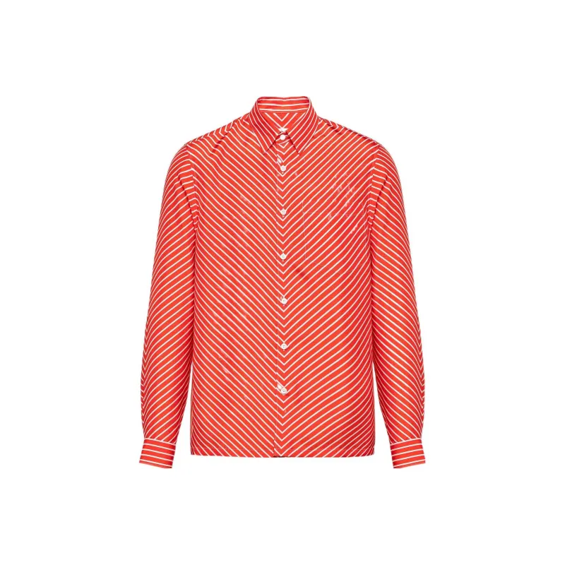 PRADA Shirts Men Red-0