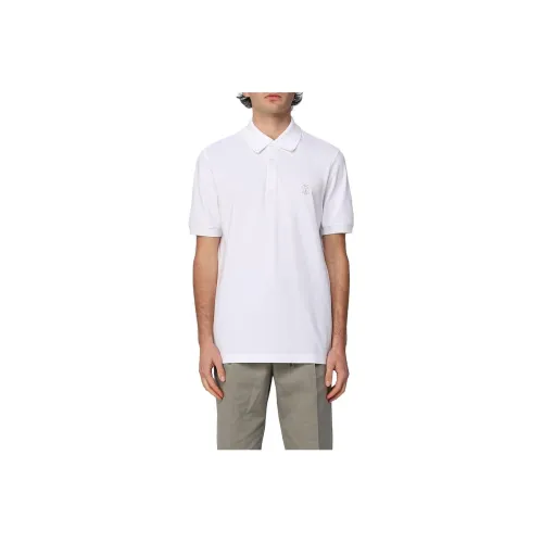 Brunello Cucinelli SS23 Polo Shirt Men's White