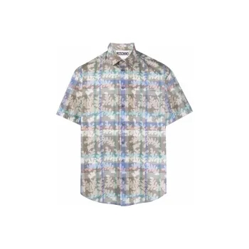 MOSCHINO Shirts Men Green