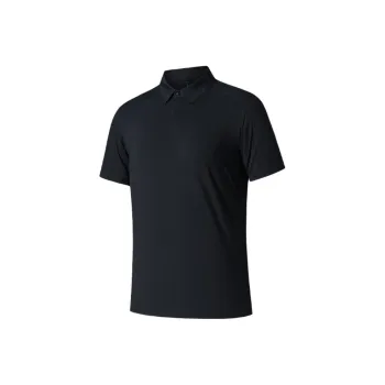 Anta Champion All Weather Series Polo Shirt Men's Basic Black