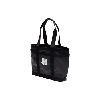 UNDEFEATED PVC One Shoulder Handbags Regular Unisex Black