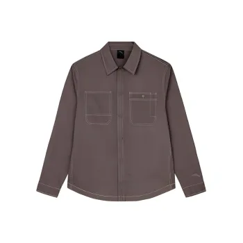 CHAOJIANTA Shirt Men's Stone Ash Gray