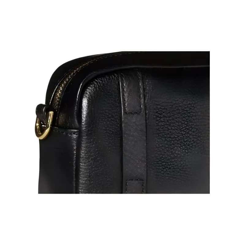 UGG Soft Genuine Leather Small Square Bag Shoulder Bag Crossbody Bag Women's Black-3