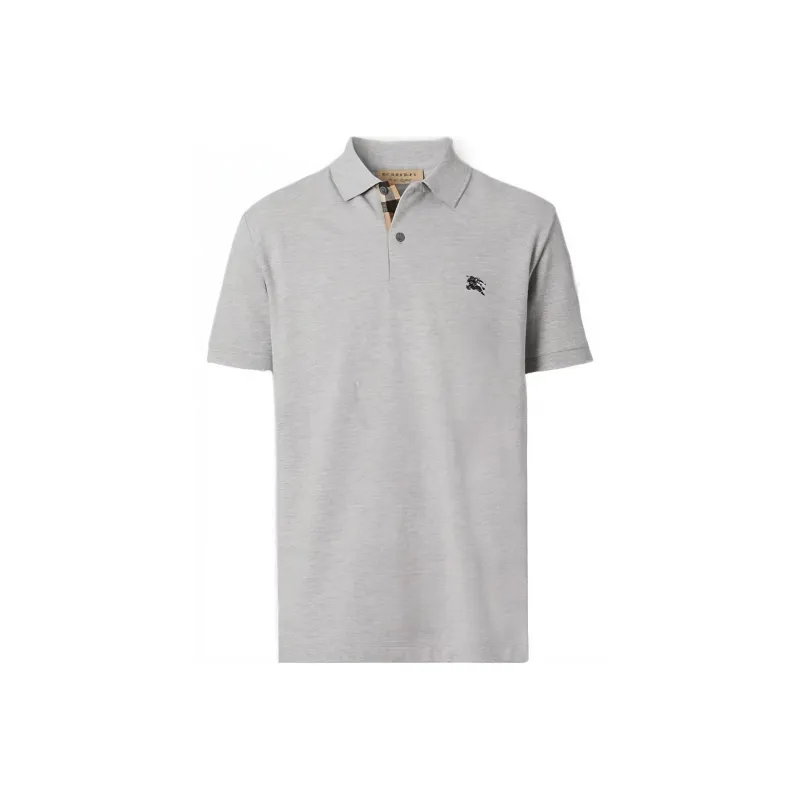 Burberry Oxford Logo Embroidered Polo-0