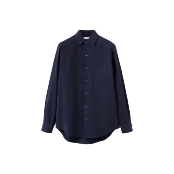 Loro Piana André Shirt Men's Marine Blue