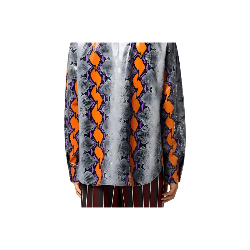 VERSACE Leather Jackets Men Multicolor-5