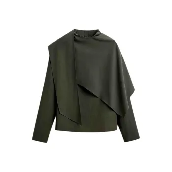 ZARA x NANUSHKA Shirt Men's Green/Blue