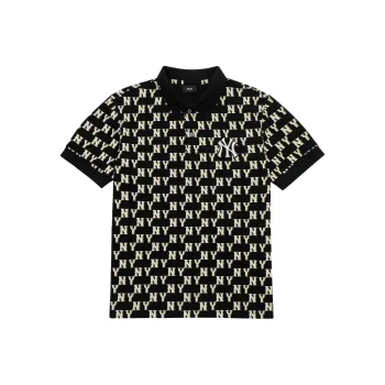 MLB Polo Shirts Unisex Black